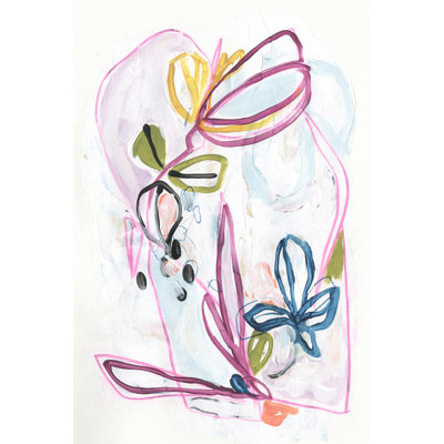 Garden Allusion II by June Erica Vess - Wrapped Canvas Painting