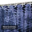 Rideau de douche bleu imperméable, rideaux de douche pour la salle de bain avec 12 crochets-129425240