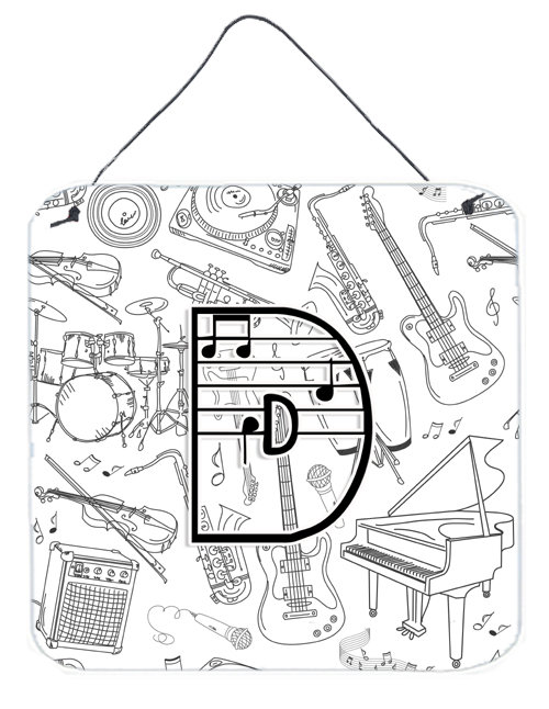 Monogramme « notes musicales », D