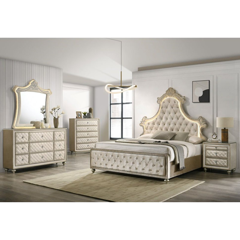 Ensemble de chambre à coucher Lucienne, Très grand