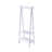 59" Tall Standing Garment / Coat Rack, White Finish