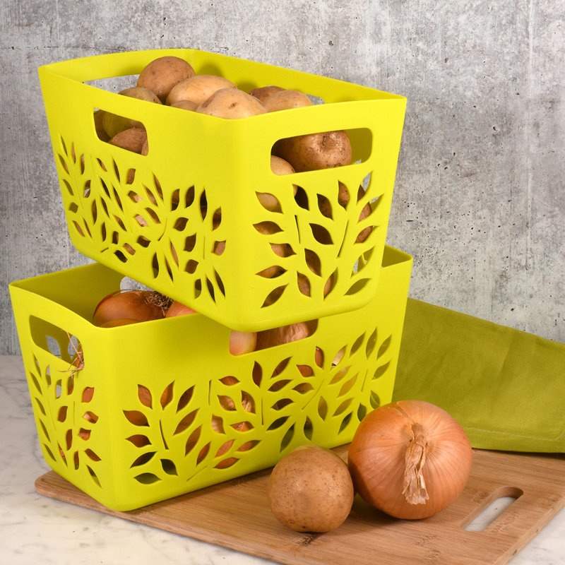 Panier Carveth, Vert