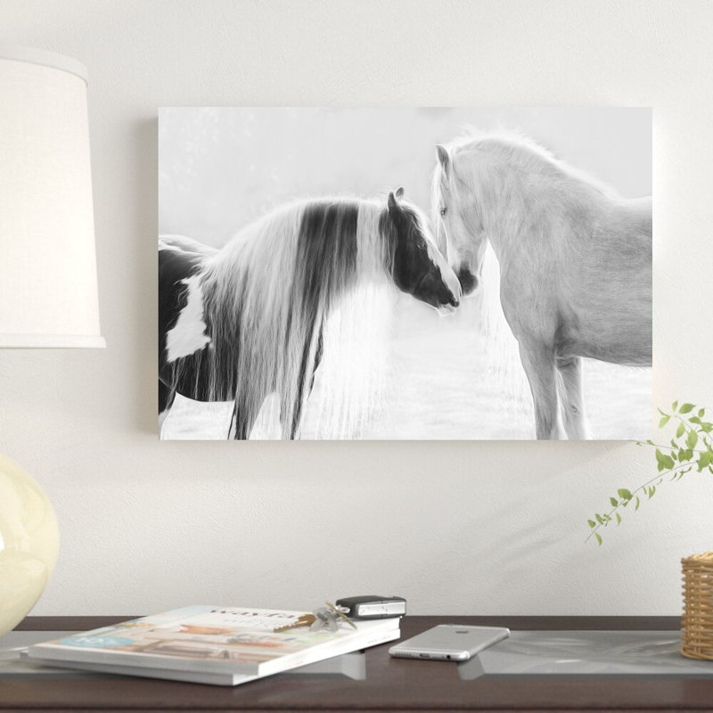 Collection of Horses III par PHBurchett - impression sur toile tendue, H 12 po x l 18 po