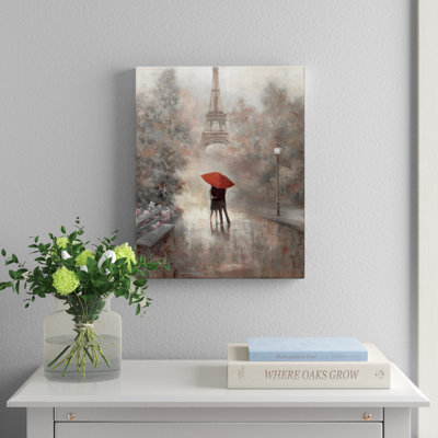 Paris in the Mist par T.C. Chiu - reproduction sur toile tendue