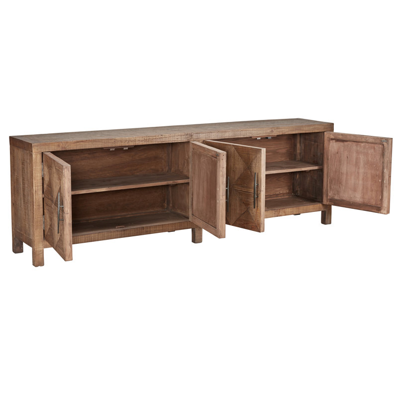 103.5'' W Solid Wood Sideboard, Brown