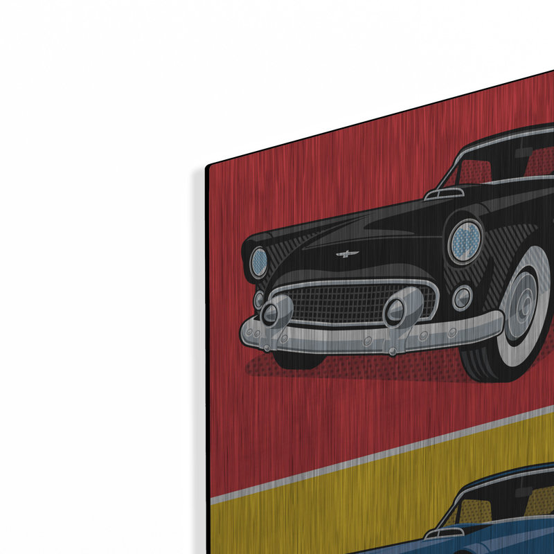 «1956 Thunderbird Classic Car» par Ron Magnes, H 24 po x l 36 po