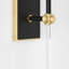 Julie Neill Lucia 21" Cordless Sconce with Linen Shade-2105074077