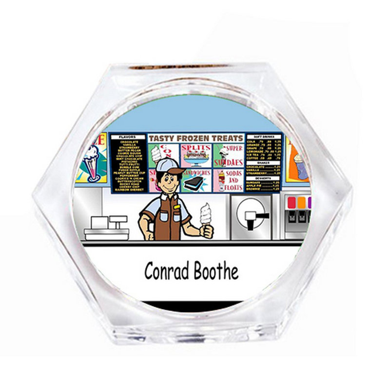 Ensemble de 4 sous-verres personnalisables, Oui