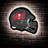 NFL LED Helmet Shaped Lighted Wall Sign-73091939