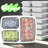 50 Pack (100-Piece) 3-Compartment Meal Prep Containers With Lids, 32 Oz Reusable Plastic Food Storage Containers, Leakproof, Microwave, Freezer, And Dishwasher Safe-2065674794