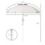Parasol portatif à inclinaison réglable en hauteur Outsunny-1581456080