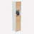 Bathroom Tall Storage Cabinet With Bamboo Slats Door