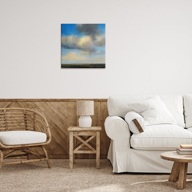 «Clouds Over Countryside» par Suzanne Nicoll, H 24 po x l 24 po