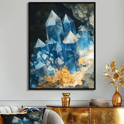 Barcroft Crystals and Crystals Stone at The Moon II - Cristaux, art mural