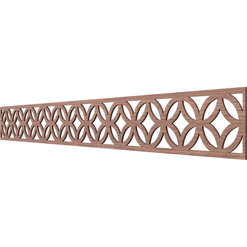 Moulure Crosby, H 6 po x l 46,5 po x P 0,25 po, Noyer