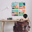 «People on Golf Course», ensemble de 4 plaques murales par Irena Orlov