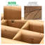 Lit de jardin surélevé en bois naturel avec 8 poches de plantation 43,3 po x 18 po x 30 po Outsunny