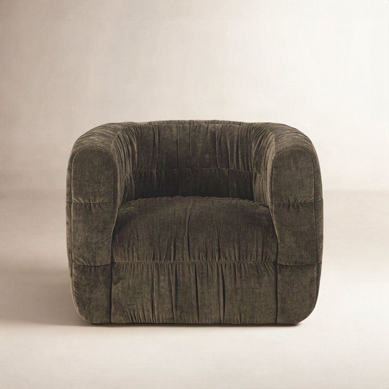 Robson Swivel Chair Toffee, Green