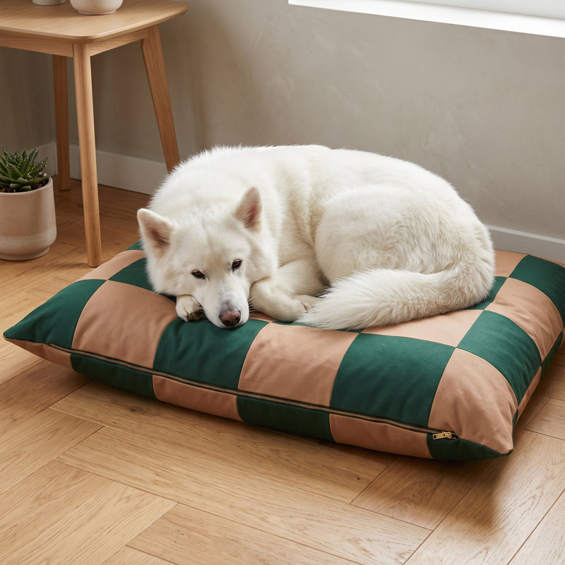 Lit pour chien SnoozeHaven, Green/Beige