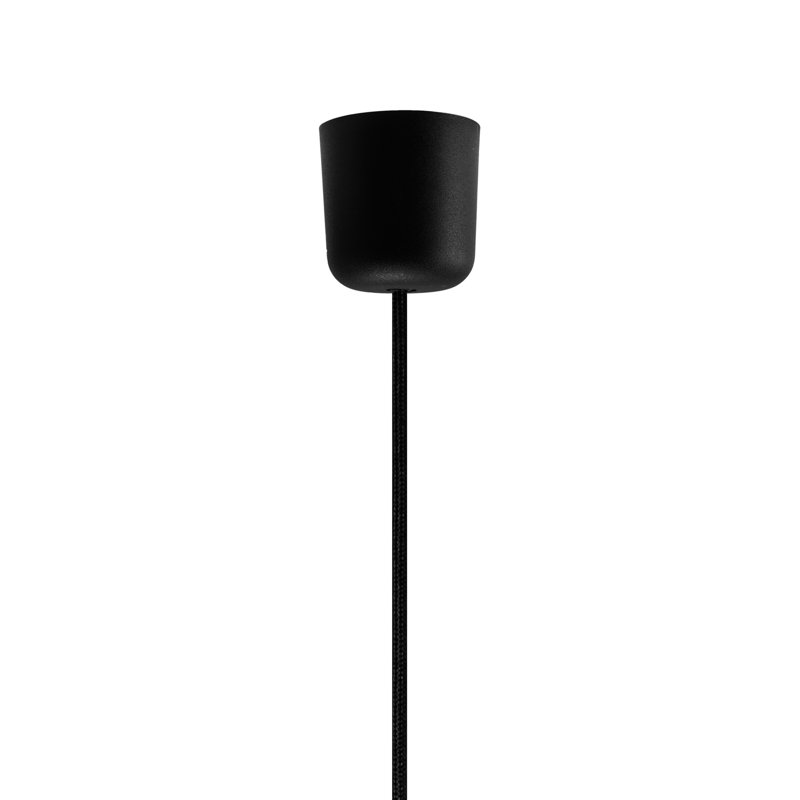 Knepper 1 - Light Drum Pendant, Black, Black, 178cm H x 36cm W x 36cm D