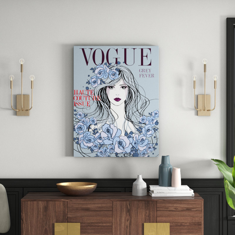 Vogue Cover by Loretta So - Wrapped Canvas Print, 99cm H x 76cm W x 3.81cm D