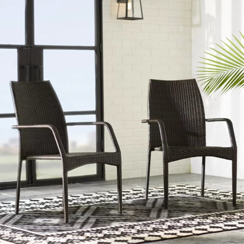 Ensemble de chaises d'extérieur, ensemble de 2 chaises robustes et confortables