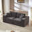 Modern Chenille Cloud Boneless Sofa, Freely Combinable-1073833784