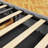Bed Frame With LED, 4 Under-Bed Portable Storage Drawers, Wings Headboard Design-6159408-6159414