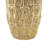 Braseby Metal Tall Decorative Gold Vase with Grooved Patterns Set-1697063650