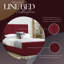 Ledley Kailua Upholstered Bed Frame - Plush Velvet with Headboard and Sprung Slats-228524491-228524485