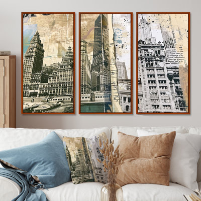 Marblehead - ensemble de reproductions d'art mural Chicago