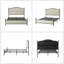 Lit plateforme tapissier Alaja-1405503720