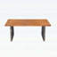 Ensemble de salle à manger d'extérieur en bois d'acacia durable avec table et banc, conception à lattes élégante et résistante aux intempéries