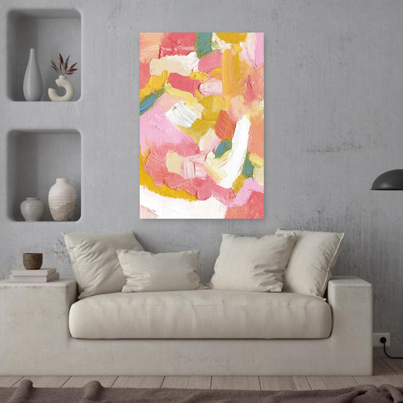 Art contemporain, art contemporain abstrait, H 36 po x l 24 po