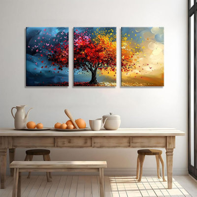 3 Piece Wrapped Canvas Print
