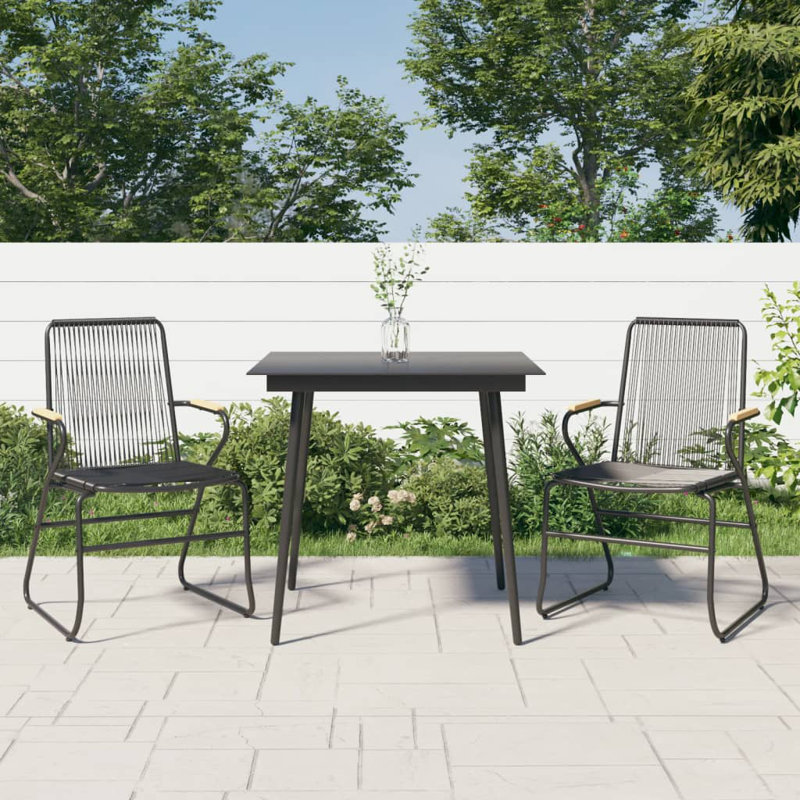 Jessalyn 2 - Person Patio Dining Set with Square Table