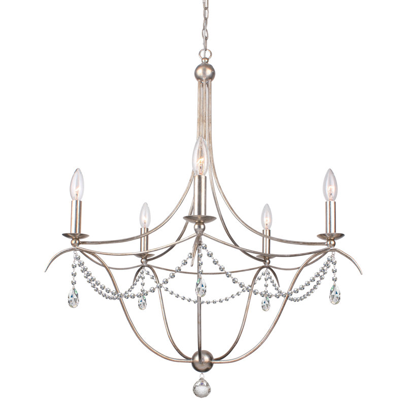 Farrington Gurney 5 - Light Dimmable Empire Chandelier, 30.50' H x 27.50' W