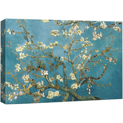 Almond Blossom by Vincent Van Gogh - Wrapped Canvas Painting