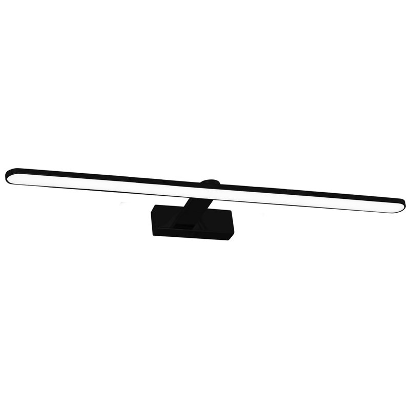 Splash LED Wall Sconce, 5cm H x 80cm W x 11cm D, Black