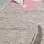 Tapis floral gris / rose en laine / coton touffeté à la main Jardin 403-108596842