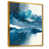 Toile avec cadre flottant or
