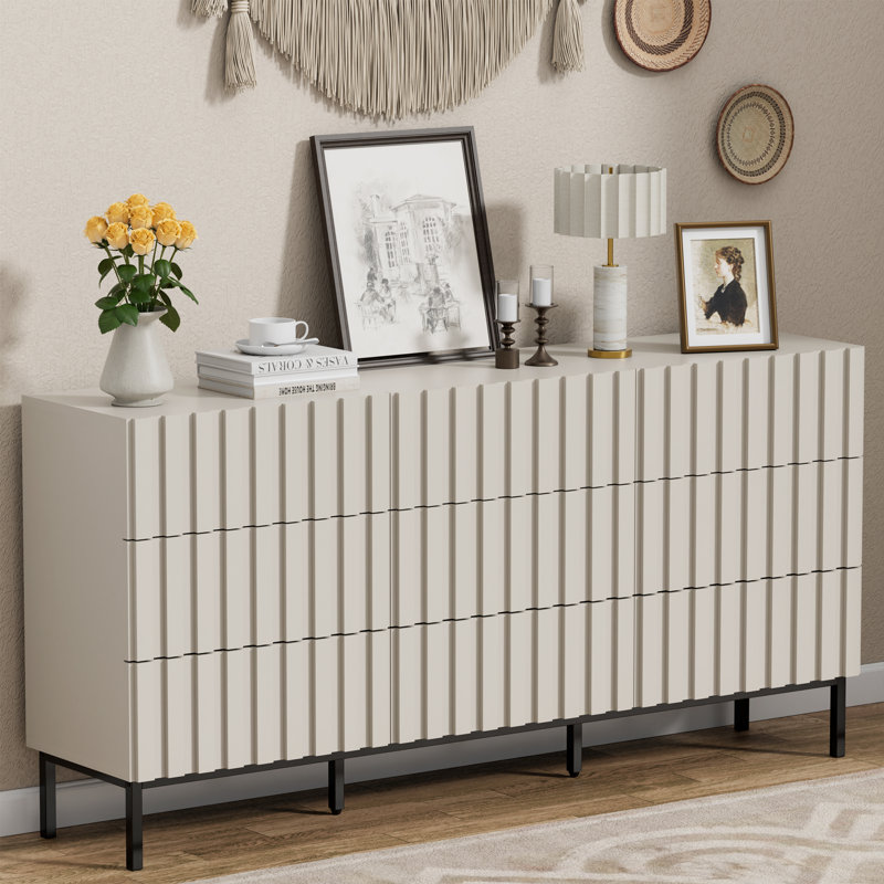 Commode double 9 tiroirs l 59,1 po, null