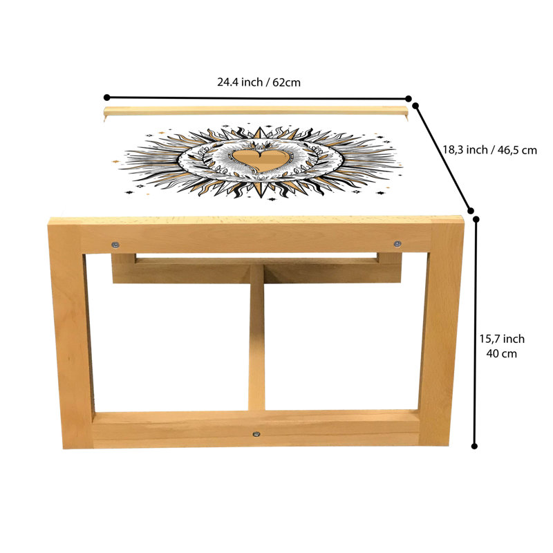 Jamayne Sled Coffee Table, 62cm H x 46cm W x 40cm D