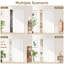 Portes coulissantes en bois manufacturé en forme de K avec trousse de quincaillerie d'installation-107794533-107794537