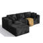 Canapé modulaire Cloud avec méridienne en L, siège profond, aucun assemblage requis, canapé de salon et de chambre à coucher-150848563-136981388