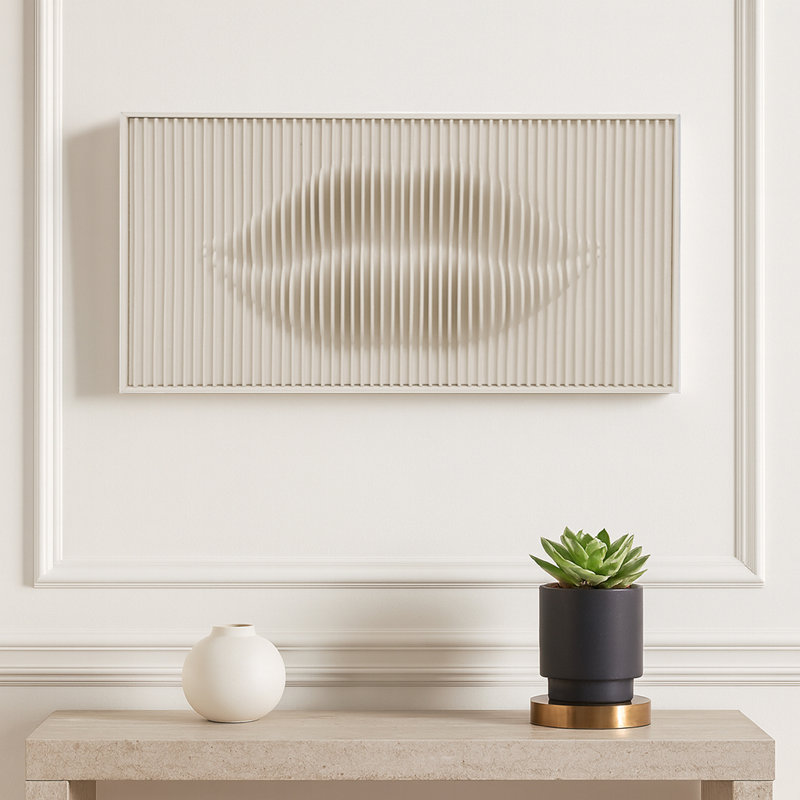 Artistic Dimensional Wall Art Decor and Shadow Box-Like – Frame 3D Layered Detailing Wall Display Artwork for Home Decor – Silver 