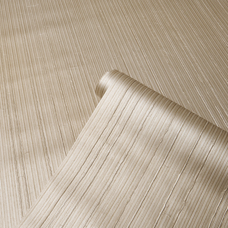 Papier peint en vinyle Rimini Rib, Doré clair