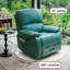 Fauteuil inclinable multifonctionnel en similicuir de salon-278040032