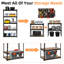 Garage Storage Shelves, 5-Tier Utility Shelves, Adjustable Storage Shelves, Load 3860 Lbs-1968100454