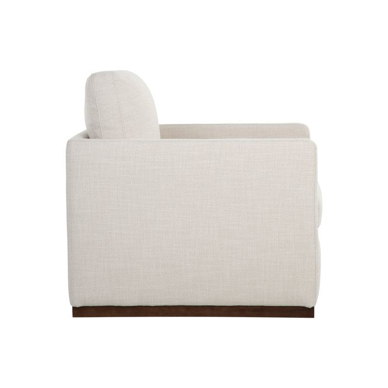 Leather Swivel Club Chair